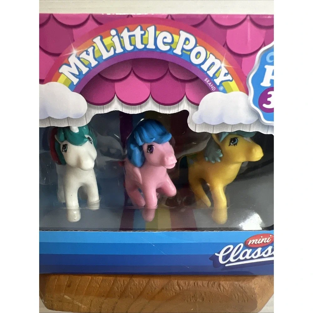 My Little Pony Mini Pony‎ Classics 3 Pack--Firefly, Gusty, Bubbles--New